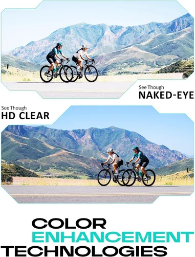 Vista 5 de Galvanic Lentes de repuesto para Oakley Radar Path Radar Path Asian Fit (AF) - Lentes de sol transparentes no polarizadas Claro