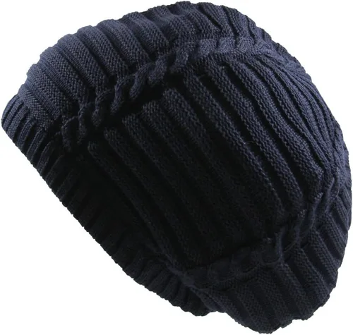 Vista 4 de RW Gorro de punto acanalado clásico Rasta 100% algodón