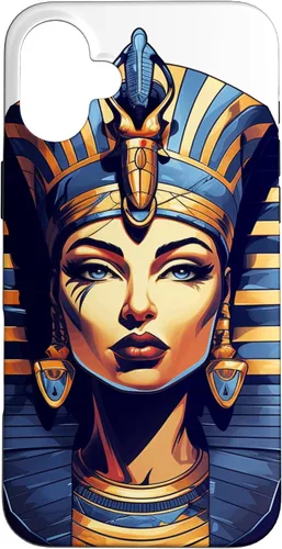 Vista 23 de Cleopatra Egyptian Queen Goddess of Ancient Egypt Mythology Case for iPhone 16