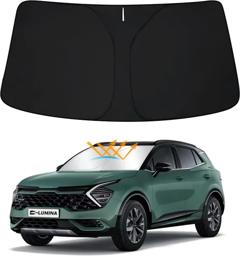 Vista 12 de D-Lumina - Parasol delantero Winshield para to-yota Tundra 2007-2021 Negro - Tundra 2007-2021
