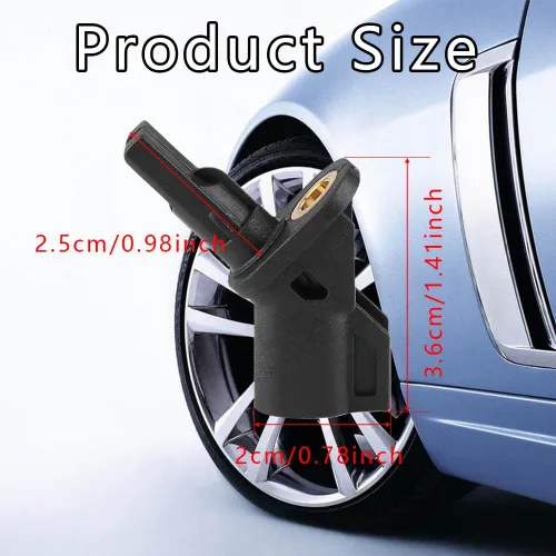 Vista 2 de Sensor de velocidad de rueda ABS delantero izquierdo o derecho reemplaza OEM #8M5T2B372AA 3M5T2B372AB 3M5T2B372BA, piezas automotrices Sensor