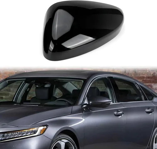 Vista 12 de 1 par de cubiertas para espejos laterales negros Compatible con Honda Accord 2018 2019 2020 2021 2022 Honda Accord Touring y Touring Hybrid