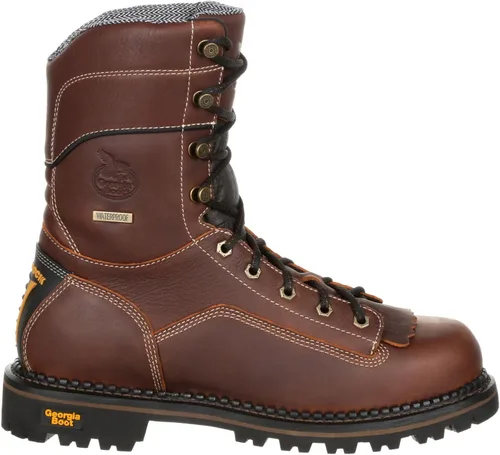 Vista 8 de Georgia Boot Botas de trabajo impermeables de tacón bajo AMP LT Logger para hombre