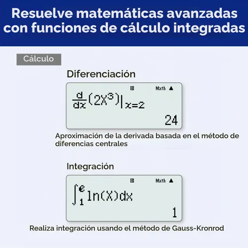 Vista 5 de Casio FX-115ESPLSB-WA-IT Calculadora científica
