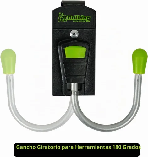 Vista 2 de KUNN Funda para herramientas eléctricas sin cable / Funda para taladro con gancho único con clip metálico para una fácil sujeción 1 gancho