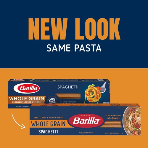 Vista 3 de Barilla Pasta de grano entero, espaguetis, 16 onzas (paquete de 20)