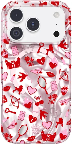 Vista 138 de VELVET CAVIAR Funda para iPhone 15, compatible con MagSafe, probada contra caídas de 10 pies, fundas protectoras de diseño, leopardo color rosa