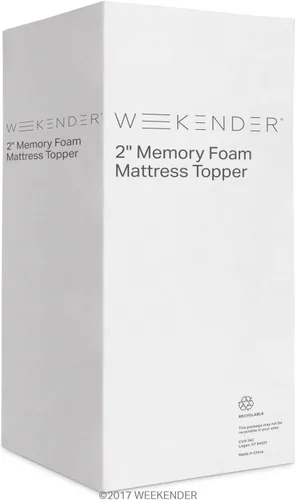 Vista 7 de Cubre colchón de espuma viscoelástica WEEKENDER de 2 pulgadas , Memory Foam