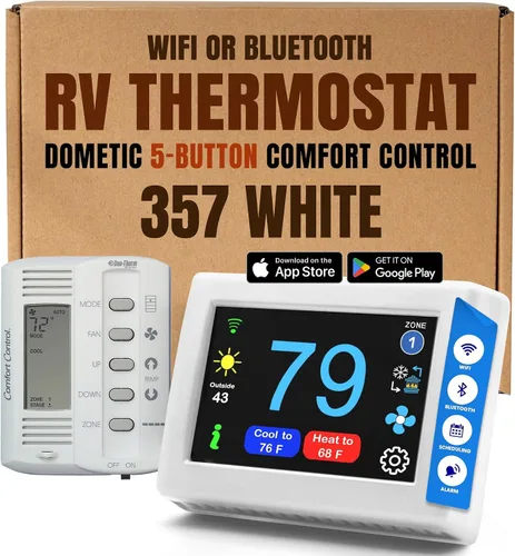 Vista 28 de MICRO-AIR EasyTouch - Termostato digital de repuesto para RV, 345