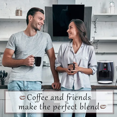 Vista 11 de Moss & Stone - Mini cafetera de goteo de 2 tazas con tazas de 5 onzas, cafetera pequeña