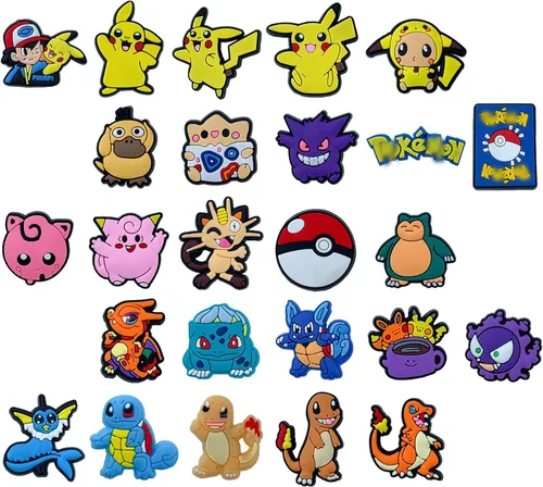 Vista 5 de hitioCC 100 Pack Randow Cute Cartoon Anime Shoe Charms Charma for Boys Girls, Cool Charms Bulk Pins for Kids, Toddler Charms Accessories for Shoe