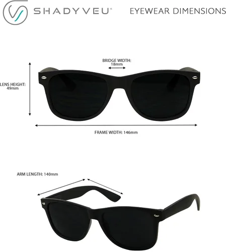 Vista 6 de Basik Eyewear, anteojos de sol oscuros, estilo retro y casual para caminar, años 80, UV400