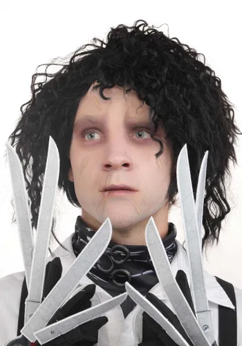 Vista 2 de Disfraz de hombre Camisa Blanca Edward Scissorhands Multicolor