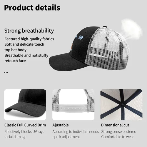 Vista 7 de Dad Hats Ok I Pull Up Baseball Cap, Graphic Dad Hat for Women