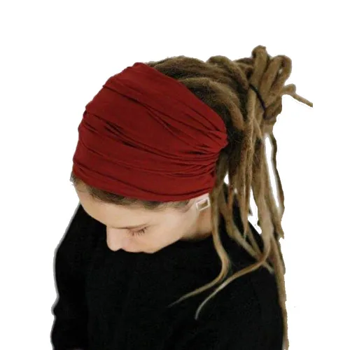 Vista 2 de Tubo de rastas unisex de algodón Spandex 4 embalado, Juego largo, 3 paquetes, Talla única