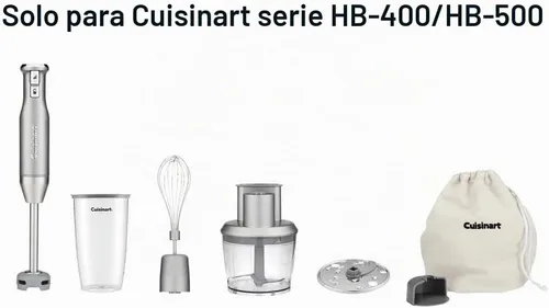 Vista 7 de Pieza de repuesto para accesorio de batidor compatible con licuadora de inmersión Cuisinart Power Blend HB-400/HB-500/HB-400PC/HB-500PC Series OEM