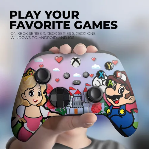 Vista 4 de DreamController Controlador inalámbrico original Xbox Edición especial personalizado compatible con Xbox One SX, Xbox Series XS y Windows 10