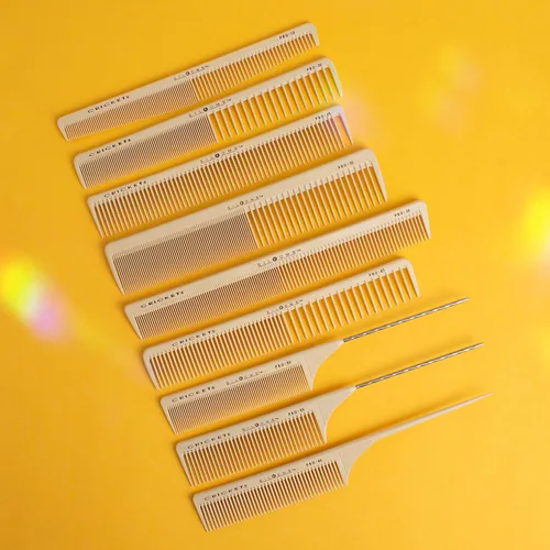 Vista 6 de Cricket Silkomb Pro-30 Power - Peine de corte de cabello, inyectados de silicona, dientes sin costuras con patrón de dientes dobles para corte