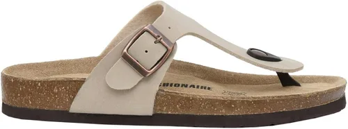 Vista 2 de CUSHIONAIRE, Leah Sandalias con plantilla de corcho para mujer, muy cómodas