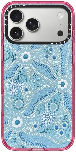 Vista 93 de CASETiFY Impact iPhone Air Case [Delgada/Compatible con Magsafe / 8.2 ft. Protección contra Caídas de Grado Militar 4X] - Lazos - Rosa Arcos