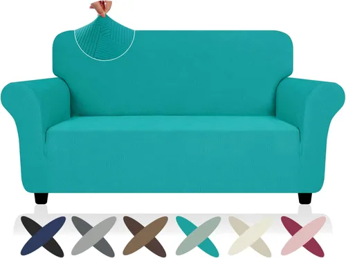 Vista 34 de ZNSAYOTX Funda súper elástica para silla (30"-47"), nuevas fundas de silla a rayas para sala de estar, aptas para perros y mascotas, protector