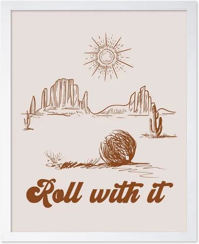 Vista 44 de Poster Master Póster de You've Yeed Your Last Haw - Impresión retro de vaquero marrón - Arte occidental - Arte moderno - Arte del salvaje oeste