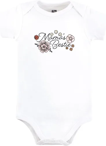 Vista 234 de Hudson Baby baby-girls Cotton Bodysuits 3-pack