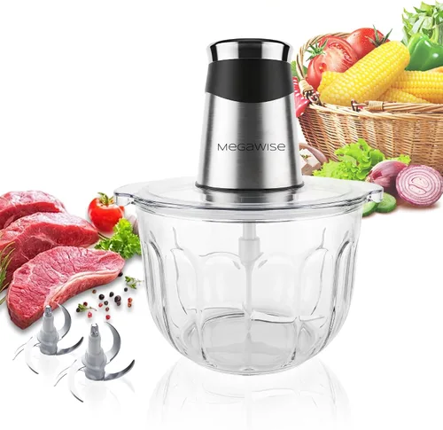 Vista 13 de MEGAWISE Picadora de carne eléctrica de la picadora de alimentos 500W