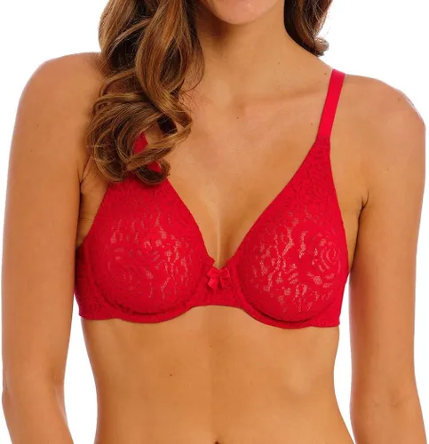 Vista 14 de Wacoal Brasier con aros de encaje Halo sin forro para mujer, 851205