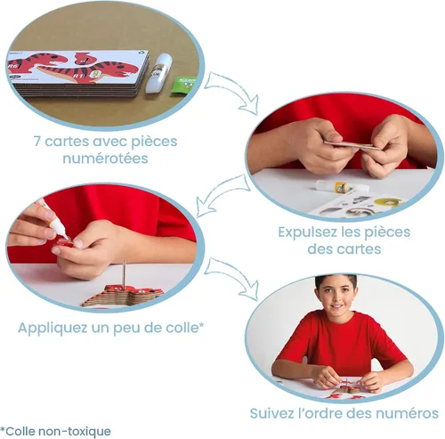 Vista 5 de EUGY 092 Cachalote respetuoso del medio ambiente 3D Paper Craft Puzzle