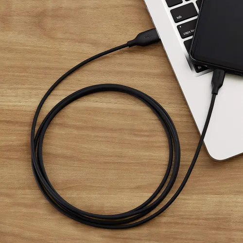 Vista 5 de Amazon Basics, Cable de carga rápida USB-C a USB-A 2.0, 480Mbps de velocidad, certificado USB-IF, para Apple iPhone 16/15, iPad, Samsung Galaxy