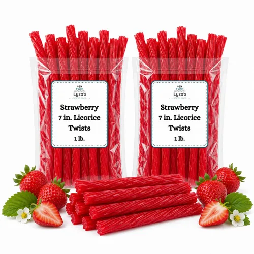 Vista 12 de Licorice Lovers Candy Bundle - Pack of 8 - Old Fashioned Jumbo 7 in. Licorice Twists - Assorted Flavors - 8 oz. Bags