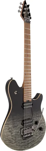 Vista 2 de EVH Wolfgang Standard QM Guitarra Eléctrica - Negro Fade