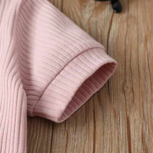 Vista 51 de Mameluco unisex de manga corta para bebé recién nacido, con botones, de una pieza, ropa de color sólido