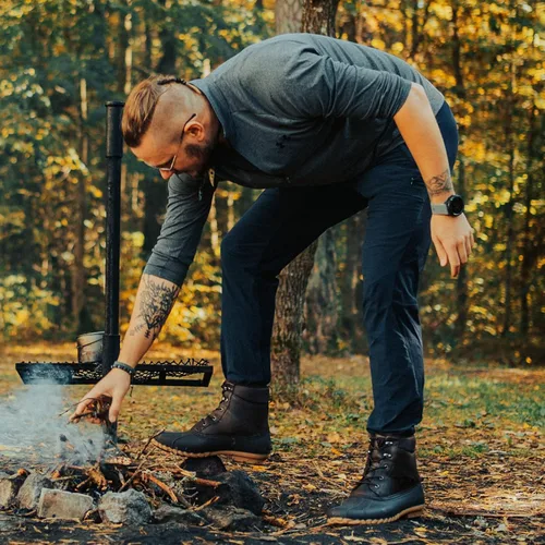 Vista 2 de ALEADER Botas estilo pato, para hombre Carcasa impermeable Botas de nieve con forro de piel