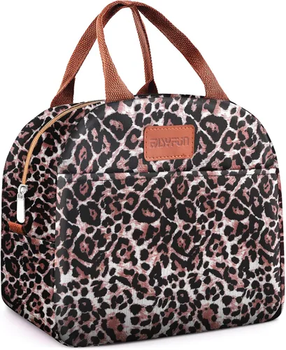Vista 13 de Bolsa de almuerzo para mujeres y hombres, lonchera aislada para adultos, pequeña lonchera hermética enfriadora, contenedores de comida para almuerzo
