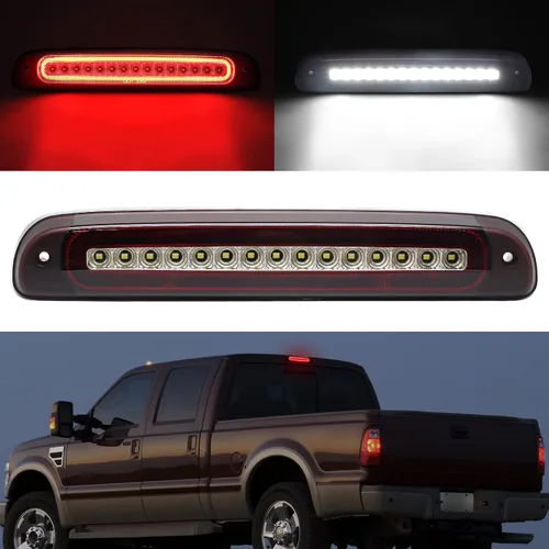 Vista 8 de Tercera luz de freno para F150 2015-2024 Strobe Pre-agujero Solo para cámara OEM/w For 15-24 F150;17-24 F250-550 Super Duty;19-24 Ranger 3rd
