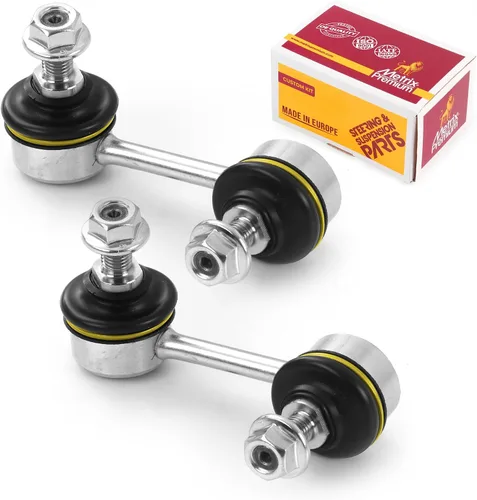 Vista 55 de Metrix Premium Chassis Parts - Kit de 2 eslabones estabilizadores de barra estabilizadora trasera para Buick Allure 05-09, Pontiac Grand Prix 97-08