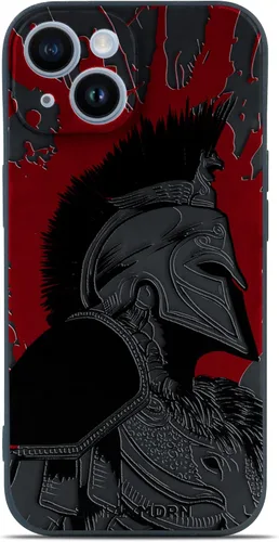 Vista 11 de SIMPLYMDRN Funda delgada para iPhone 12 Pro Max, diseño de guerrero, funda genial para hombres, funda de soldado de combate, delgada y flexible