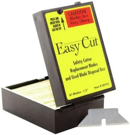 Vista 3 de Cuchillas de repuesto para cortador de cartón Easy Cut, paquete de 81