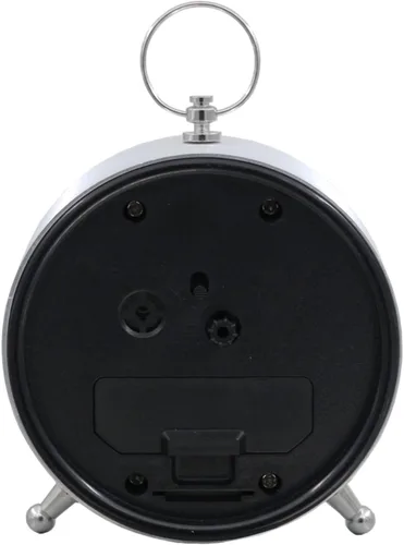 Vista 4 de SEIKO QXE063ALH Reloj de bolsillo estilo dormitorio despertador, negro, 4 pulgadas