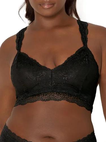 Vista 3 de Smart & Sexy Bralette de encaje con espalda cruzada para mujer