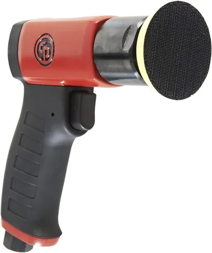 Vista 11 de Chicago Pneumatic CP7201P - Kit - Pulidora de aire de 3 pulgadas (2.953 in), mango de pistola, gancho y bucle - 2500 RPM