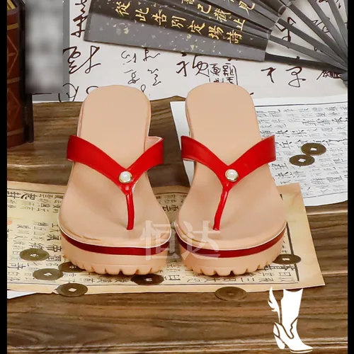 Vista 5 de Blossoming Starlight Klee - Zapatos de cosplay para Genshin Impact Halloween Carnival Cos Shoe