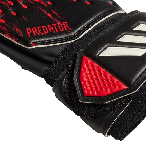 Vista 2 de Adidas Predator - Guante de portero Match Fingersave Negro/Rojo activo