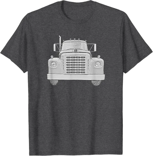 Vista 26 de Camiseta clásica de camión pesado International Harvester IH Loadstar, Negro, S