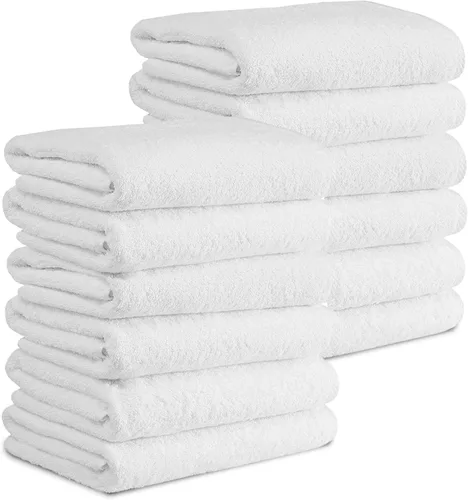 Vista 13 de Toallas turcas clásicas prémium juego de toallas suaves – Incluye toallas de baño de gran tamaño, toallas de baño, toallas de mano, toallas de baño