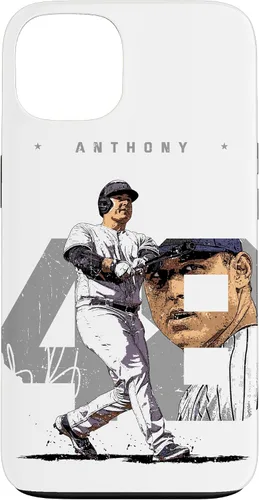 Vista 7 de iPhone 16 Anthony Rizzo Number Portrait Tony New York MLBPA Case