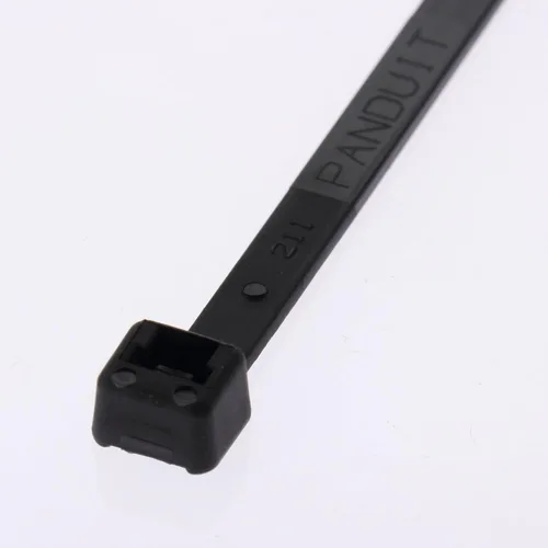 Vista 2 de Panduit PLT2S-M120 Pan-Ty Brida para cables, nailon resistente a la intemperie 12, sección transversal estándar, punta curva, resistencia mínima a
