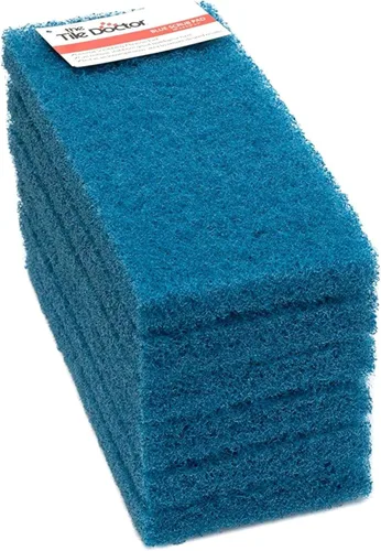 Vista 10 de Scrub Doctor - Esponja de grado comercial, suministros de limpieza ecológicos reutilizables (azul, servicio mediano, paquete de 12)